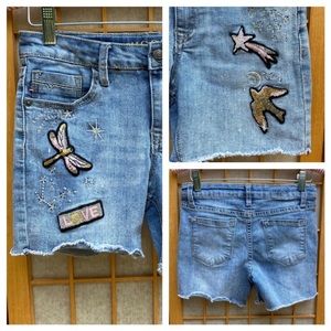 VIGOSS The Malibu Embellished Jean Short SZ 16 Girls